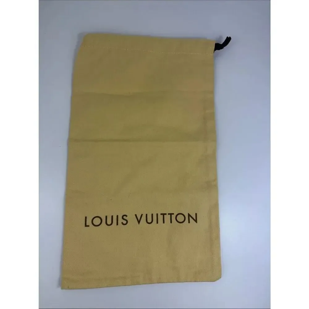 Louis Vuitton Tan Drawstring Dust Bag Pouch 9.2 x 15.5